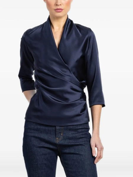  Peter Cohen Wrap Shirt - Blue 