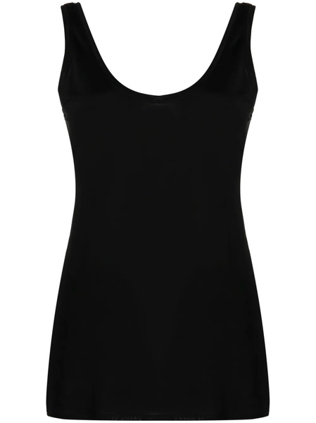 Peter Do Scoop-neck Sleeveless Top - Black 