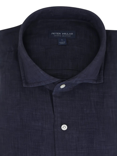 Peter Millar Astino Lino Shirt - Blue 