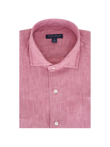 Peter Millar Button-down Woven Shirt - Pink 