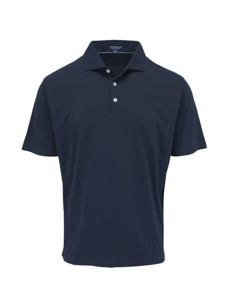  Peter Millar Button Polo Shirt - Blue 
