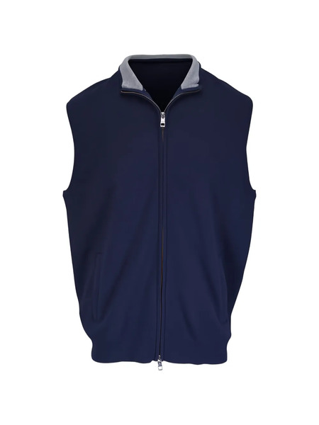  Peter Millar Coolspun Lite Zip-up Gilet - Blue 