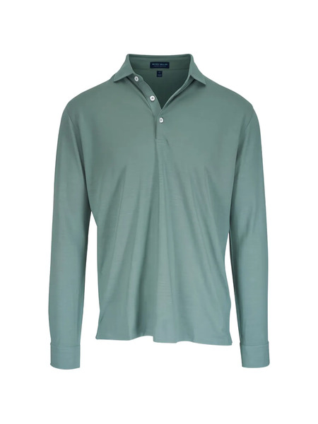  Peter Millar Knitted Long-sleeve Shirt - Green 