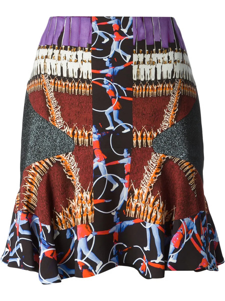  Peter Pilotto 'ceremony' Print Skirt - Multicolour 