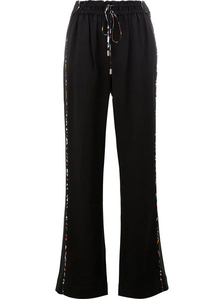  Peter Pilotto Wide Leg Drawstring Trousers - Black 