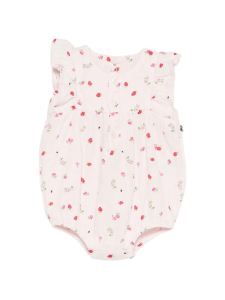  Petit Bateau Floral-print Shorties - Pink 