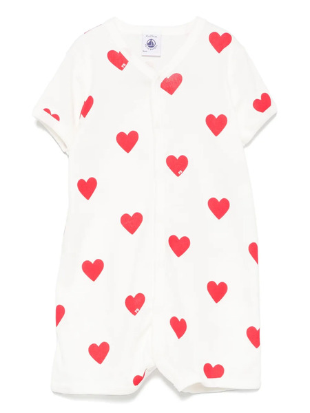  Petit Bateau Heart-print Shorties - White 
