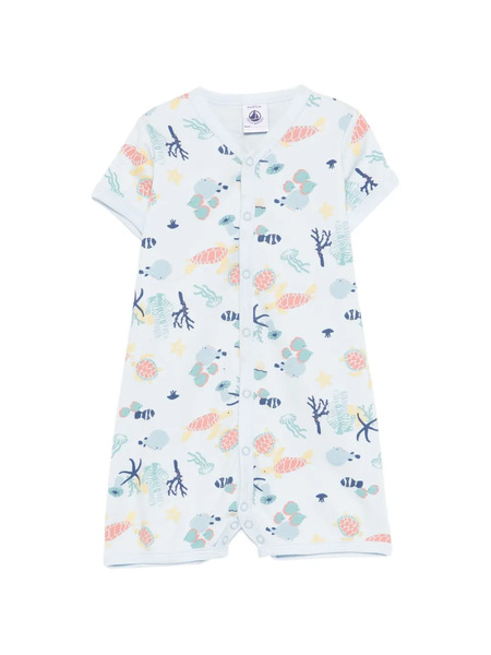  Petit Bateau Patterned Shorties - Blue 