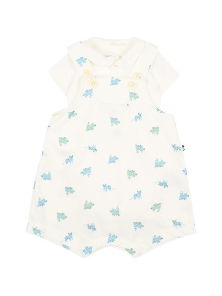  Petit Bateau Patterned Shorties - Neutrals 