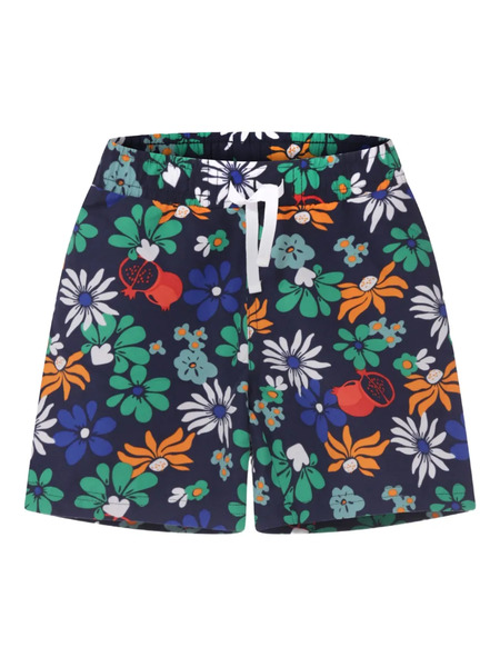  Petit Bateau Printed Swim Shorts - Blue 