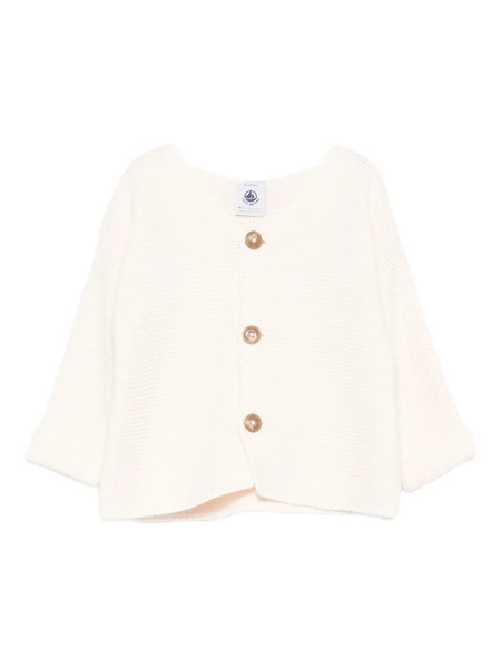  Petit Bateau Ribbed Cardigan - Pink 