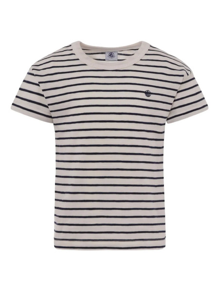  Petit Bateau Striped Short-sleeved T-shirt - Neutrals 