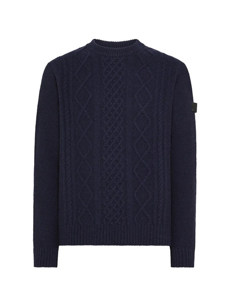  Peuterey Cable-knit Sweater - Blue 