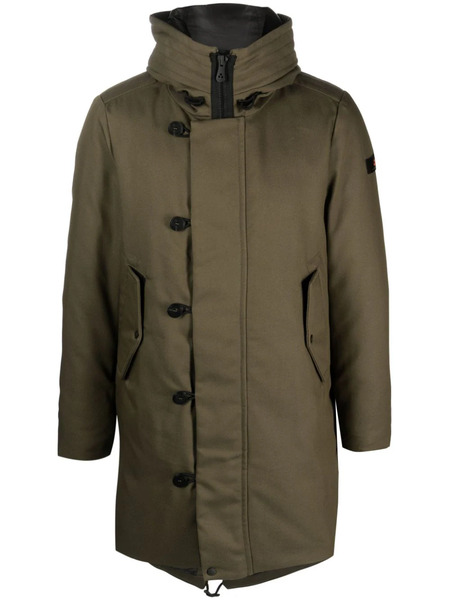  Peuterey Hooded Feather Down Parka - Green 