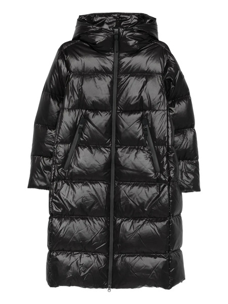  Peuterey Hooded Quilted Coat - Black 