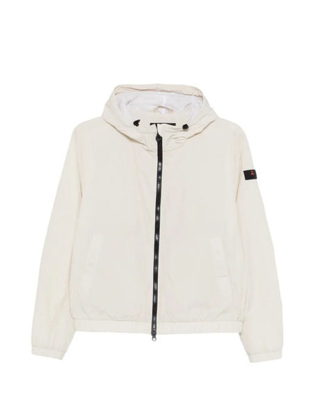  Peuterey Hooded Zip-up Jacket - White 