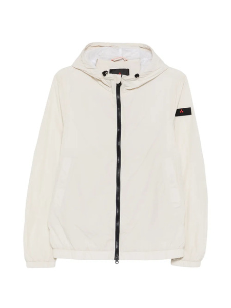  Peuterey Hooded Zip-up Jacket - White 