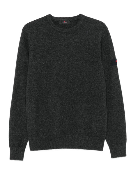  Peuterey Patch-logo Crew-neck Sweater - Grey 