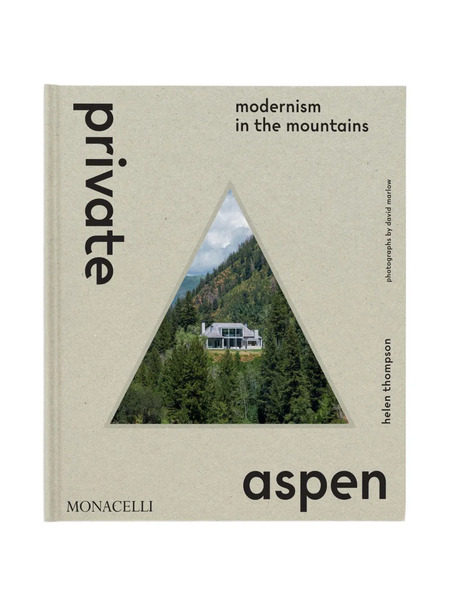  Phaidon Press Private Aspen: Modernism In The Mountains Hardcover Book - Neutrals 