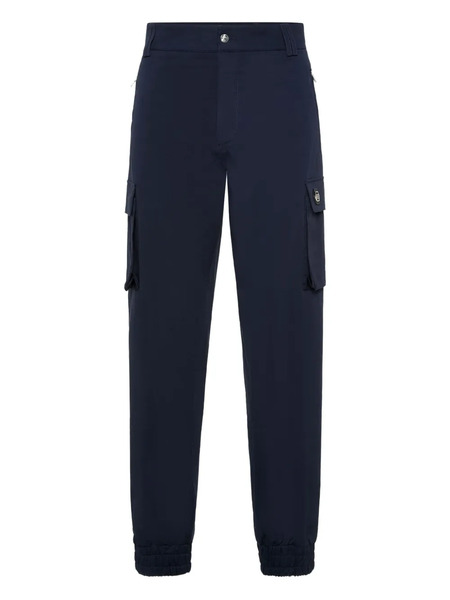 Philipp Plein Basic Cargo Joggers - Blue 