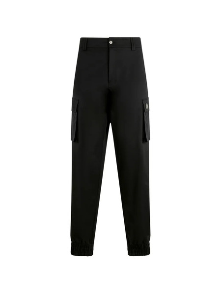 Philipp Plein Black Cargo Pants 