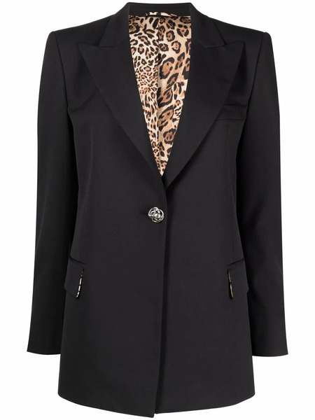  Philipp Plein Cady Crystal Skull Blazer - Black 