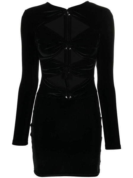  Philipp Plein Chenille Midi Dress - Black 