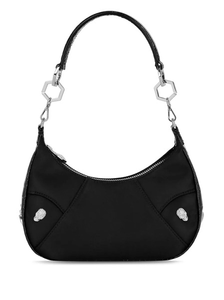  Philipp Plein Crocco Shoulder Bag - Black 