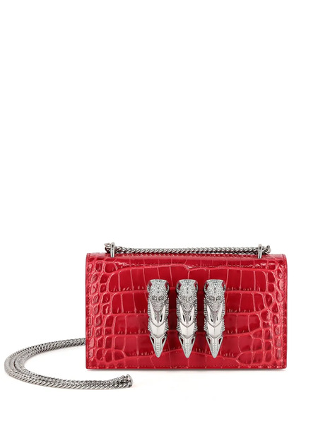  Philipp Plein Crocodile-embossed Shoulder Bag - Red 
