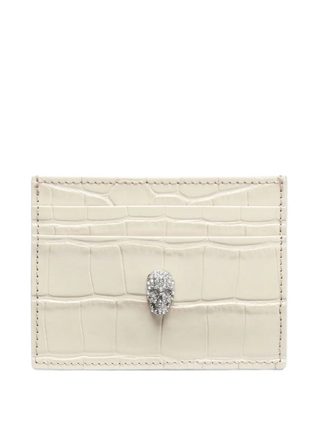  Philipp Plein Crocodile-print Cardholder - Neutrals 