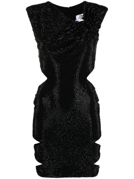  Philipp Plein Crystal-embellished Mini Dress - Black 