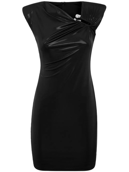  Philipp Plein Crystal-embellished Mini Dress - Black 