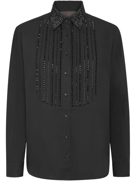  Philipp Plein Crystal-embellished Shirt - Black 