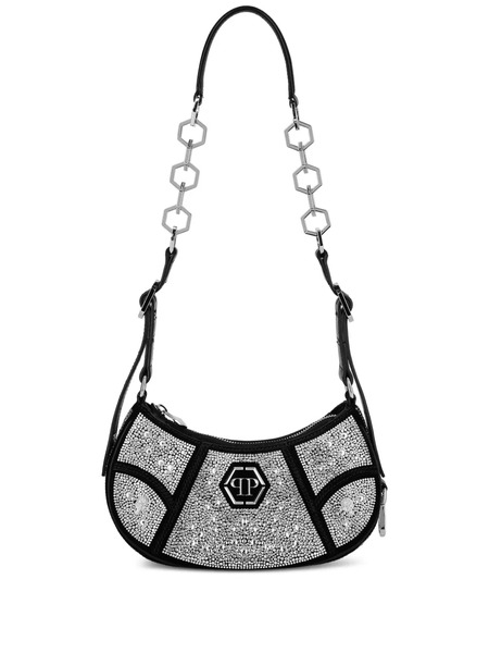  Philipp Plein Crystal-embellished Shoulder Bag - Silver 