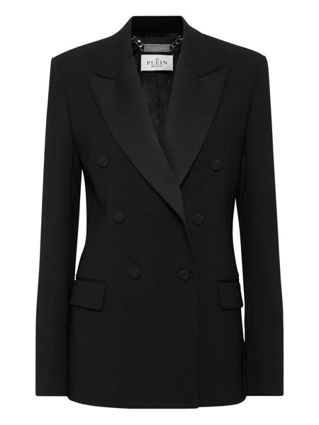  Philipp Plein Dame Double-breasted Blazer - Black 