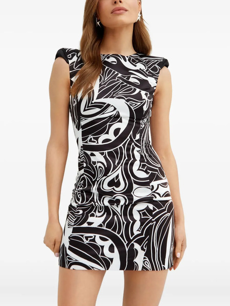  Philipp Plein Duchesse Mini Dress - Black 