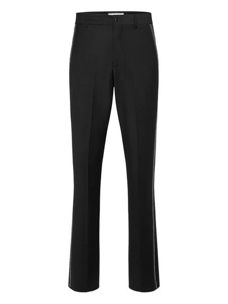  Philipp Plein Embellished Tailored Trousers - Black 