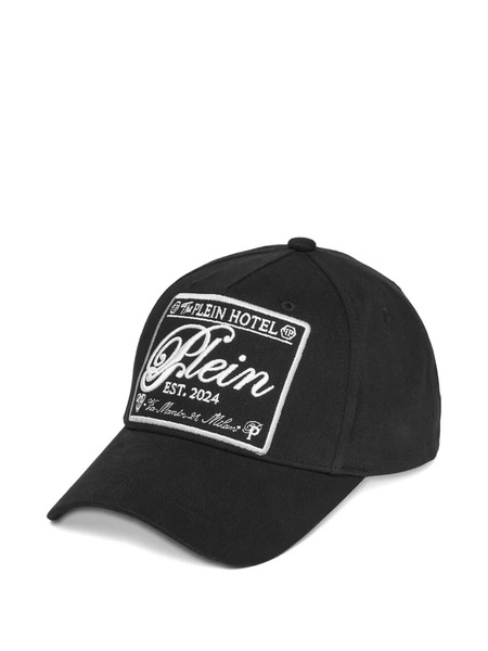  Philipp Plein Embroidered-logo Baseball Cap - Black 