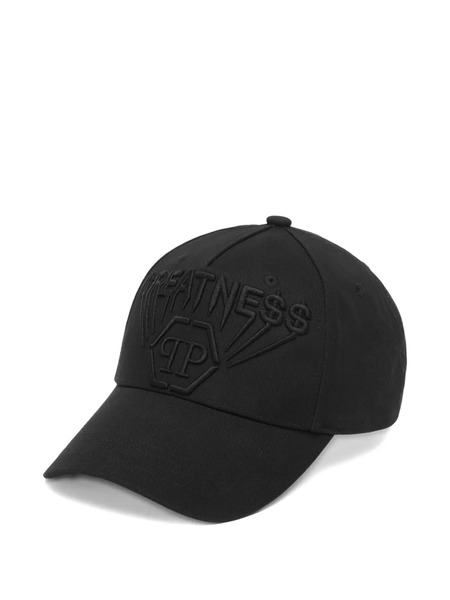 Philipp Plein Embroidered-logo Baseball Cap - Black 