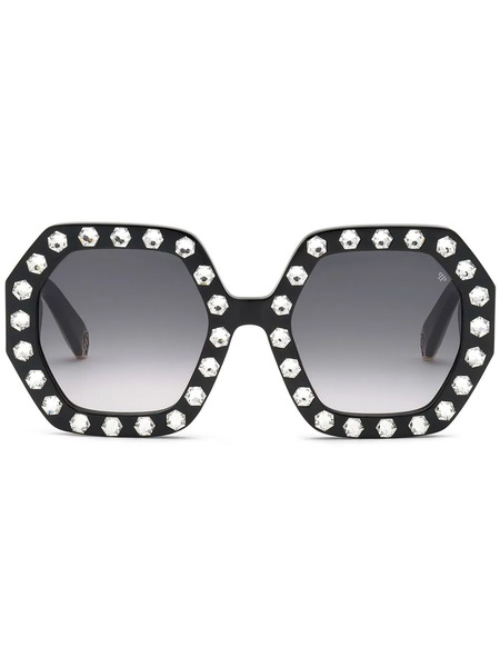  Philipp Plein Eyewear Butterfly Plein First Lady Sunglasses - Black 
