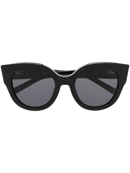  Philipp Plein Eyewear Cat-eye Frame Sunglasses - Black 