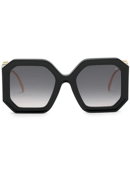  Philipp Plein Eyewear Diva Oversize-frame Sunglasses - Black 