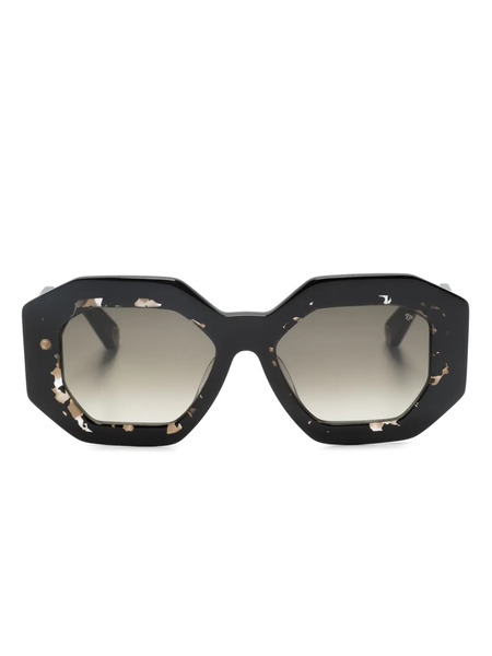  Philipp Plein Eyewear Geometric-frame Sunglasses - Black 