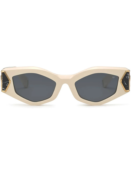  Philipp Plein Eyewear Plein Hera Cat-eye Sunglasses - Neutrals 