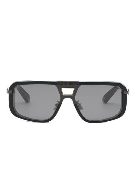  Philipp Plein Eyewear Rectangular Sunglasses - Black 