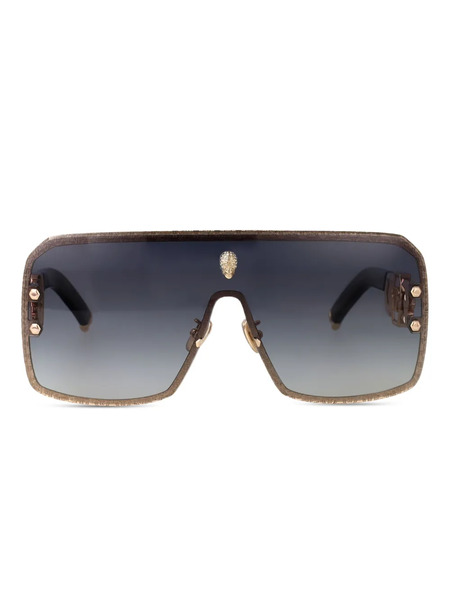  Philipp Plein Eyewear Skull-embellished Sunglasses - Gold 