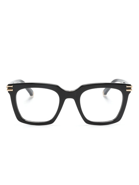  Philipp Plein Eyewear Square-frame Glasses - Black 