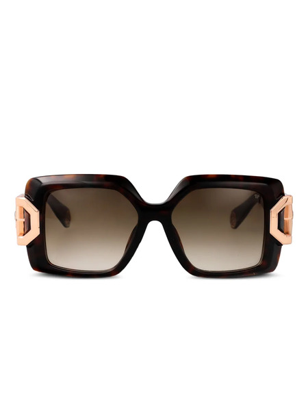  Philipp Plein Eyewear Square-frame Sunglasses - Brown 