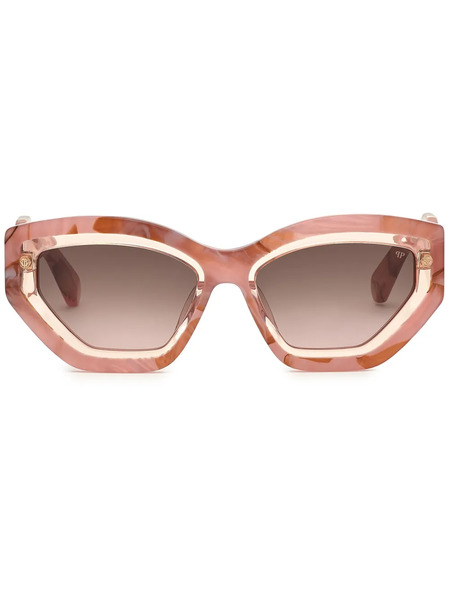  Philipp Plein Eyewear Supreme Cat-eye Frame Sunglasses - Pink 