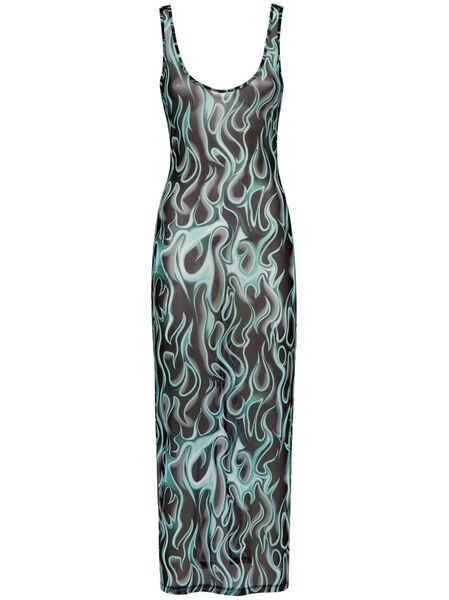  Philipp Plein Flame Dress - Black 